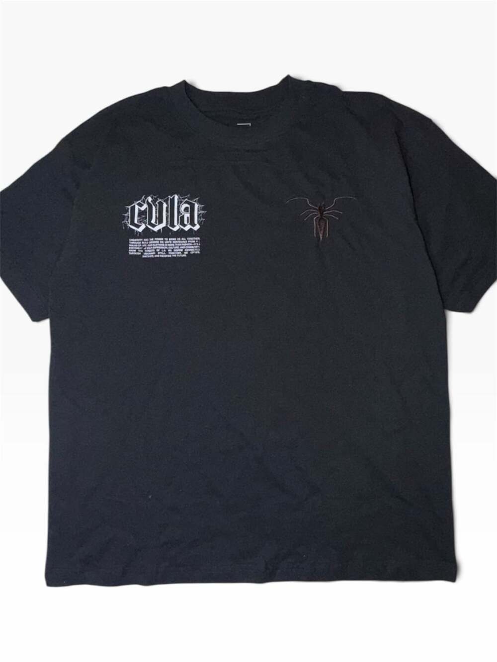 CVLA X Marvel Spider-Man T-Shirt Size L Black Cotton